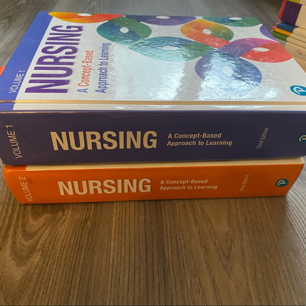 Pearson Vue nursing books- volume 1 and 2